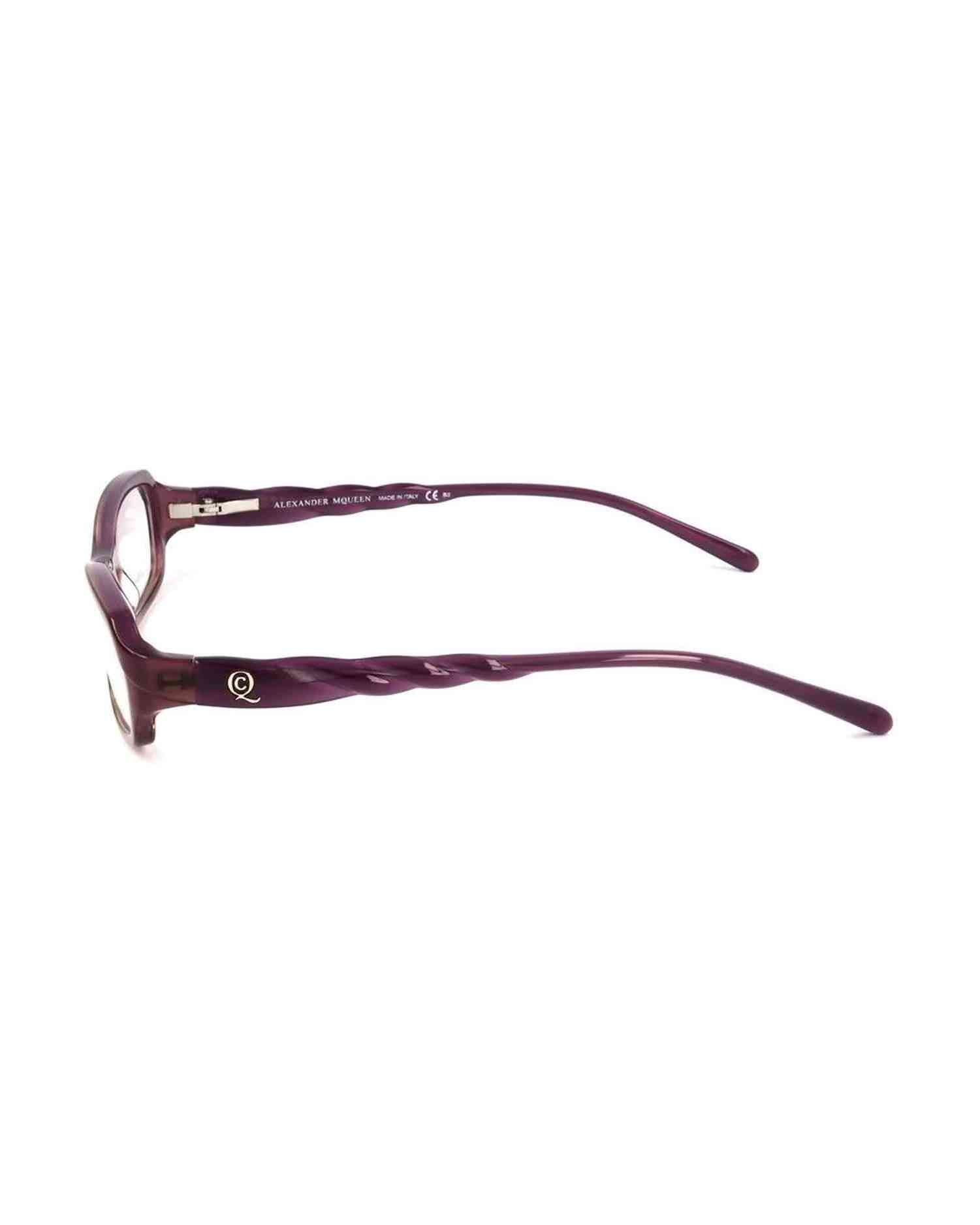 Alexander Mcqueen Acetate Purple Frame Glam Steals