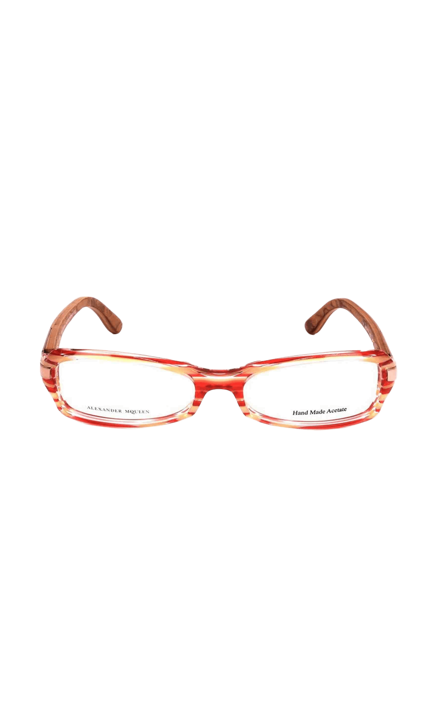 Alexander Mcqueen Acetate Red Frame Glam Steals
