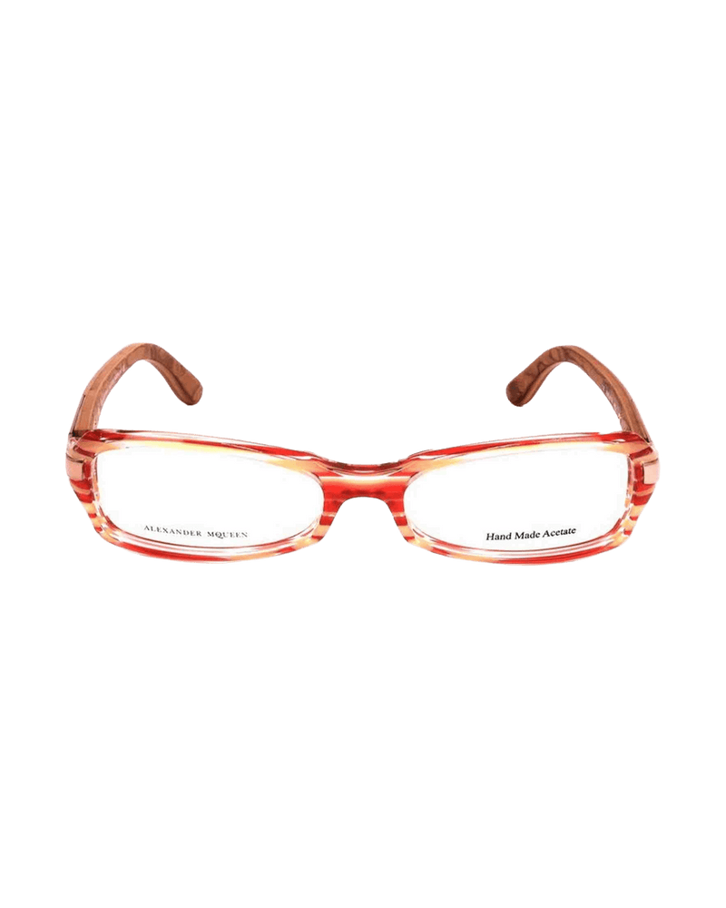 Alexander Mcqueen Red Acetate Frame Glam Steals