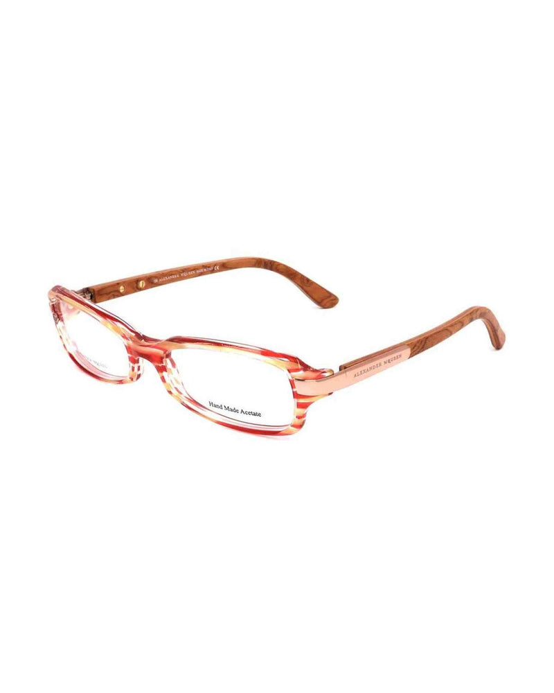 Alexander Mcqueen Acetate Red Frame Glam Steals