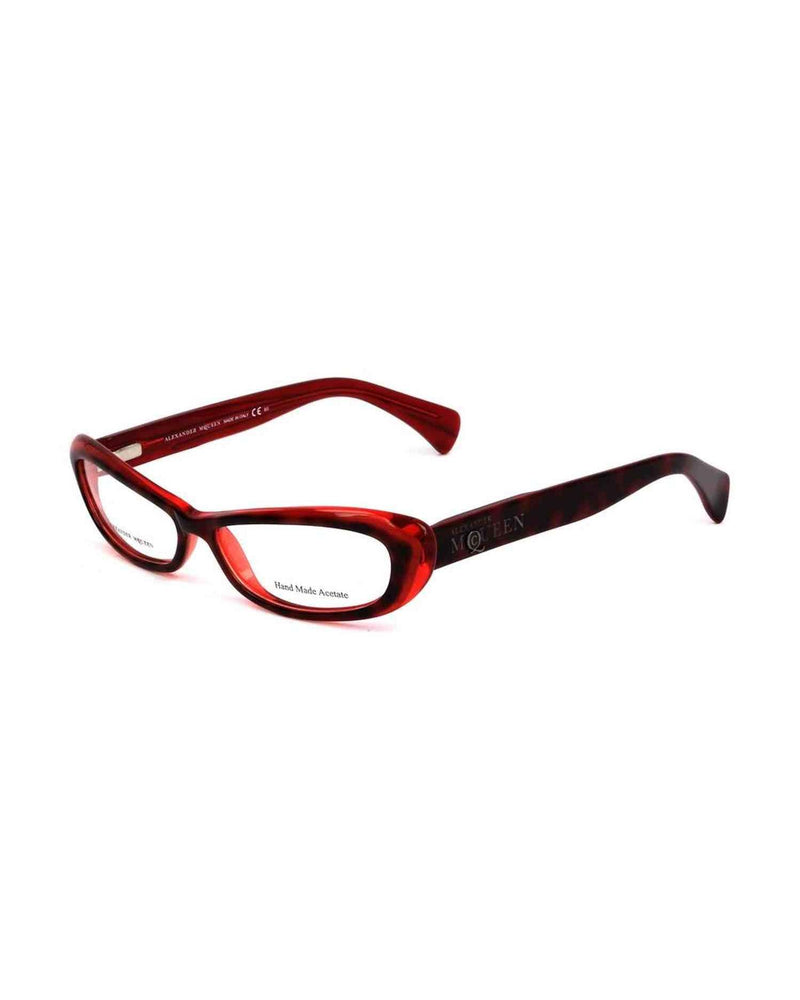 Alexander Mcqueen Acetate Red Frame Glam Steals