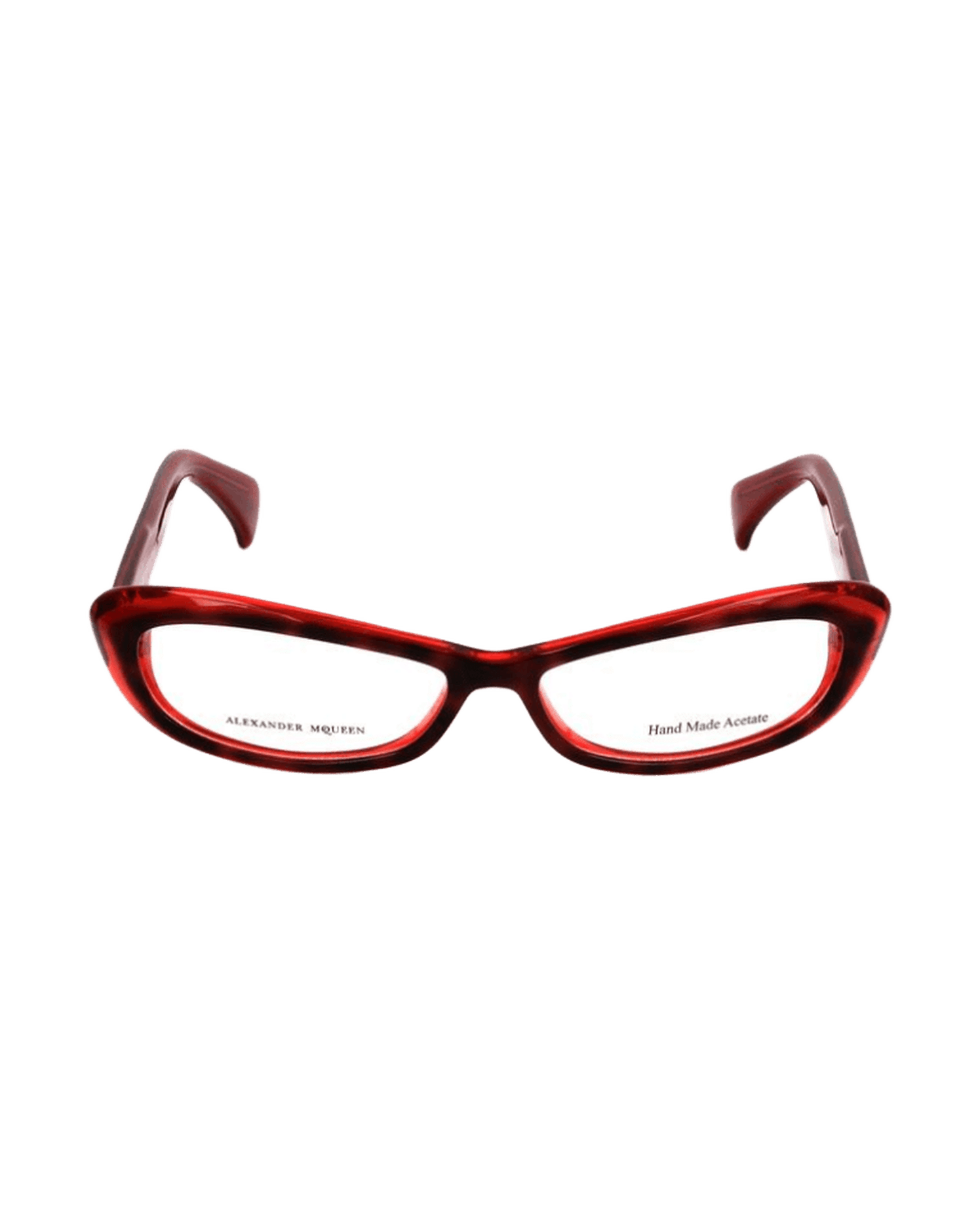 Alexander Mcqueen Acetate Red Frame Glam Steals