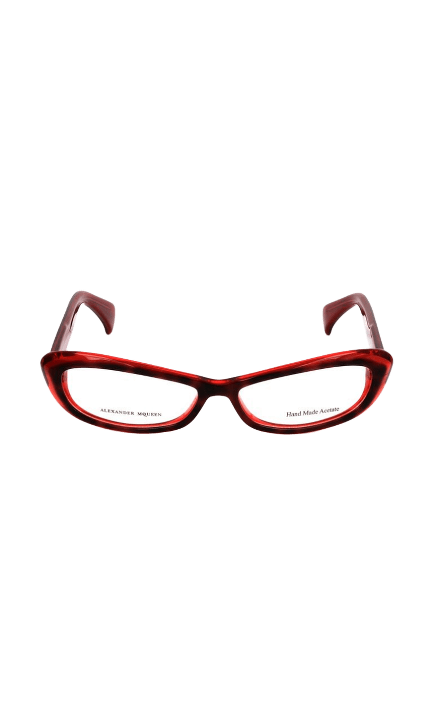 Alexander Mcqueen Acetate Red Frame Glam Steals