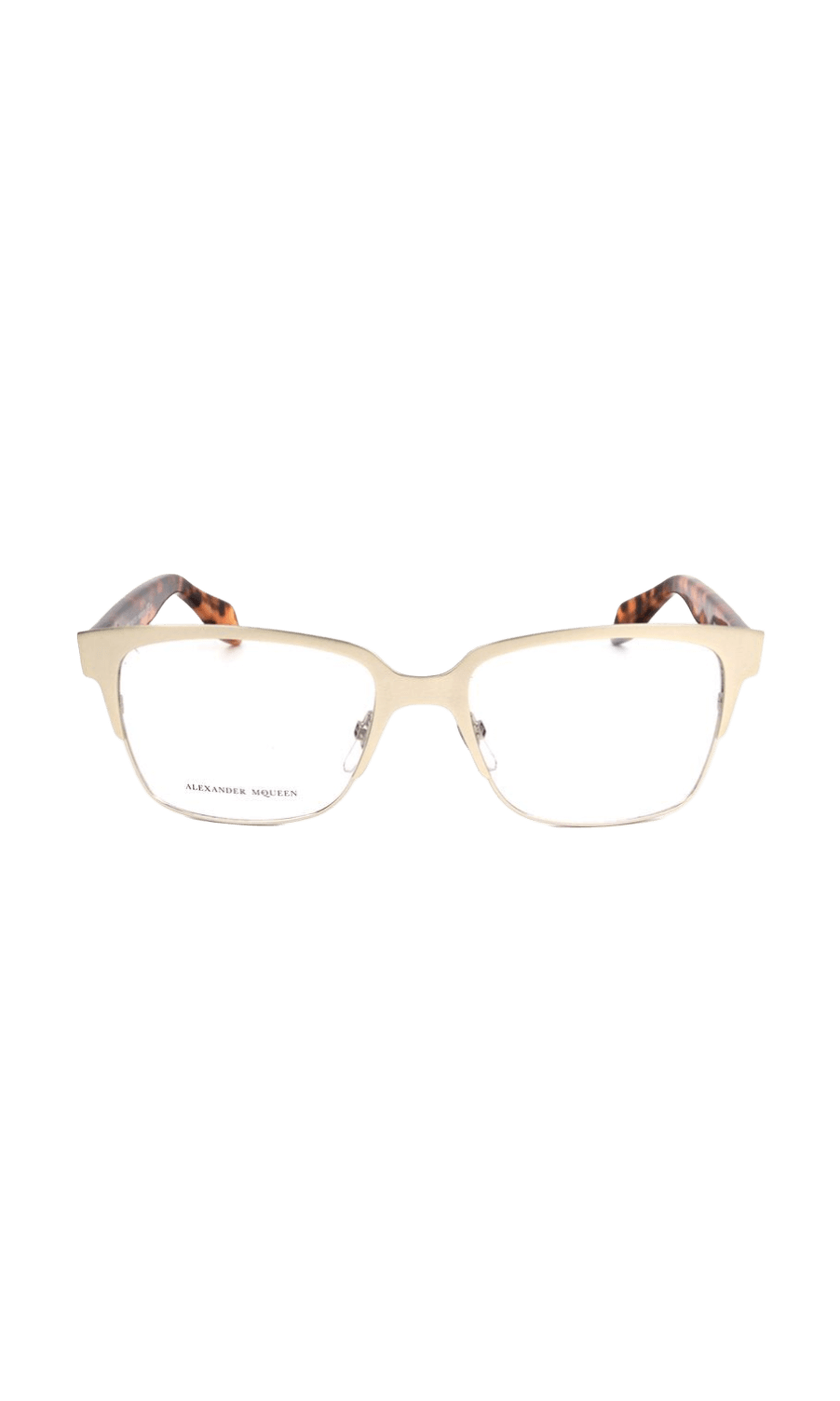 Alexander Mcqueen Bicolor Metal Frame Glam Steals