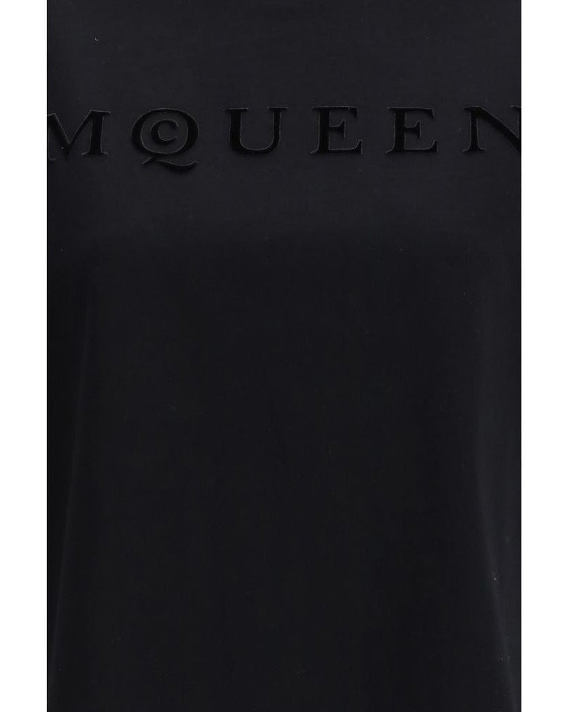 Alexander Mcqueen Black Cotton T-Shirt 
