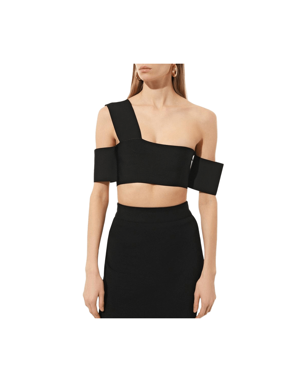 Alexander Mcqueen Black Elastane Tank Top Glam Steals