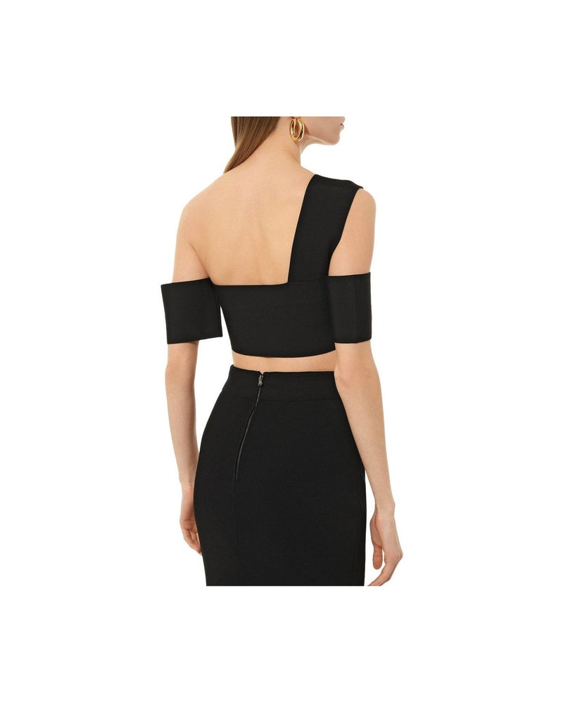 Alexander Mcqueen Black Elastane Tank Top Glam Steals