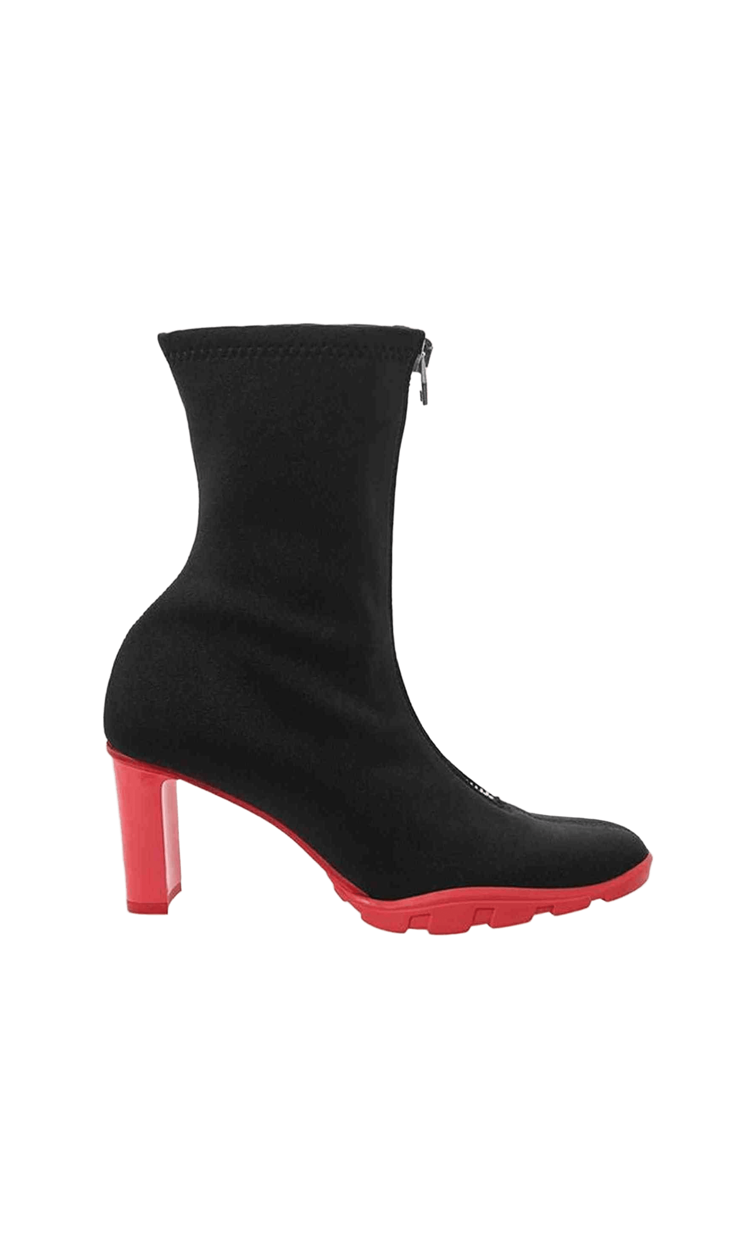 Alexander Mcqueen Black Neoprene Boot Glam Steals