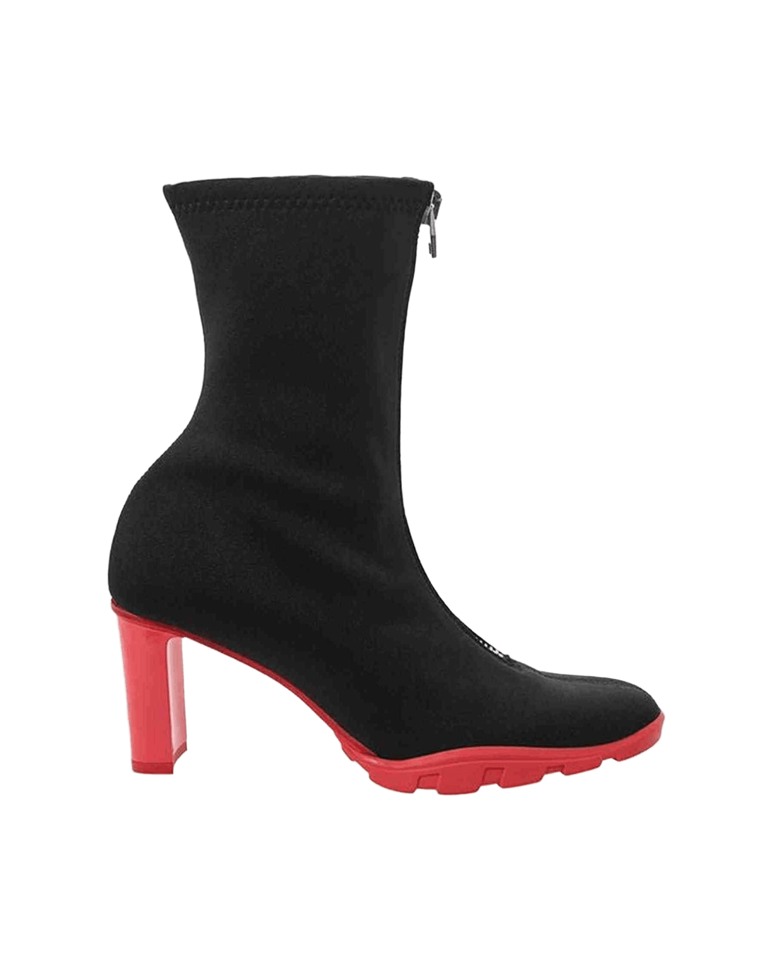 Alexander Mcqueen Black Neoprene Boot Glam Steals