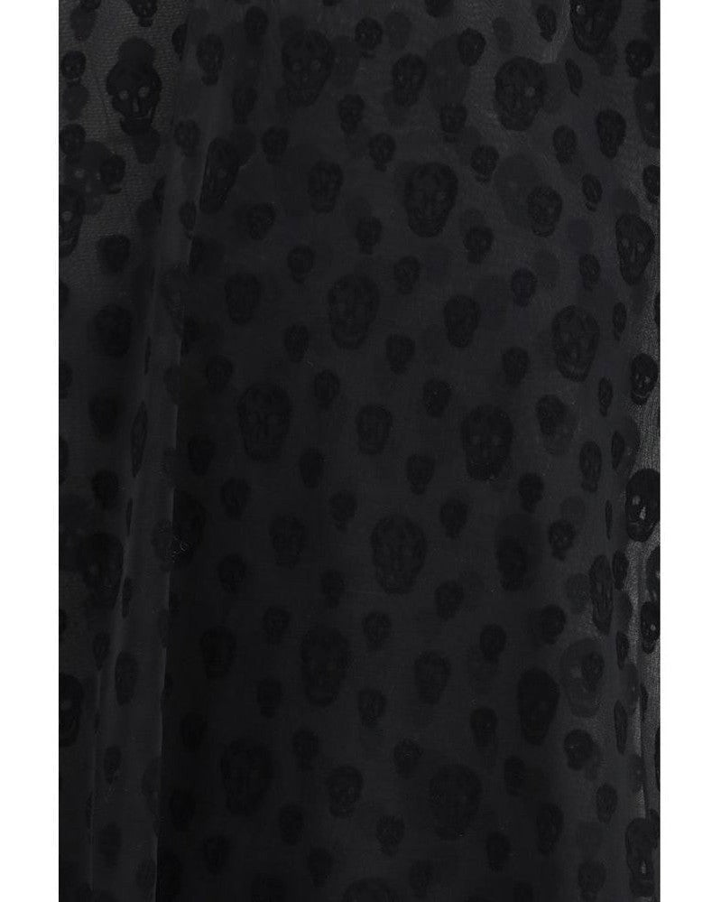 Alexander Mcqueen Black Polyamide T-shirt Glam Steals