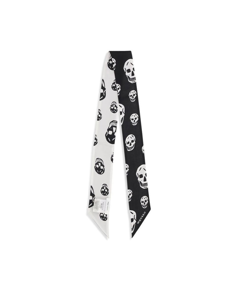 Alexander Mcqueen Black Silk Scarf 
