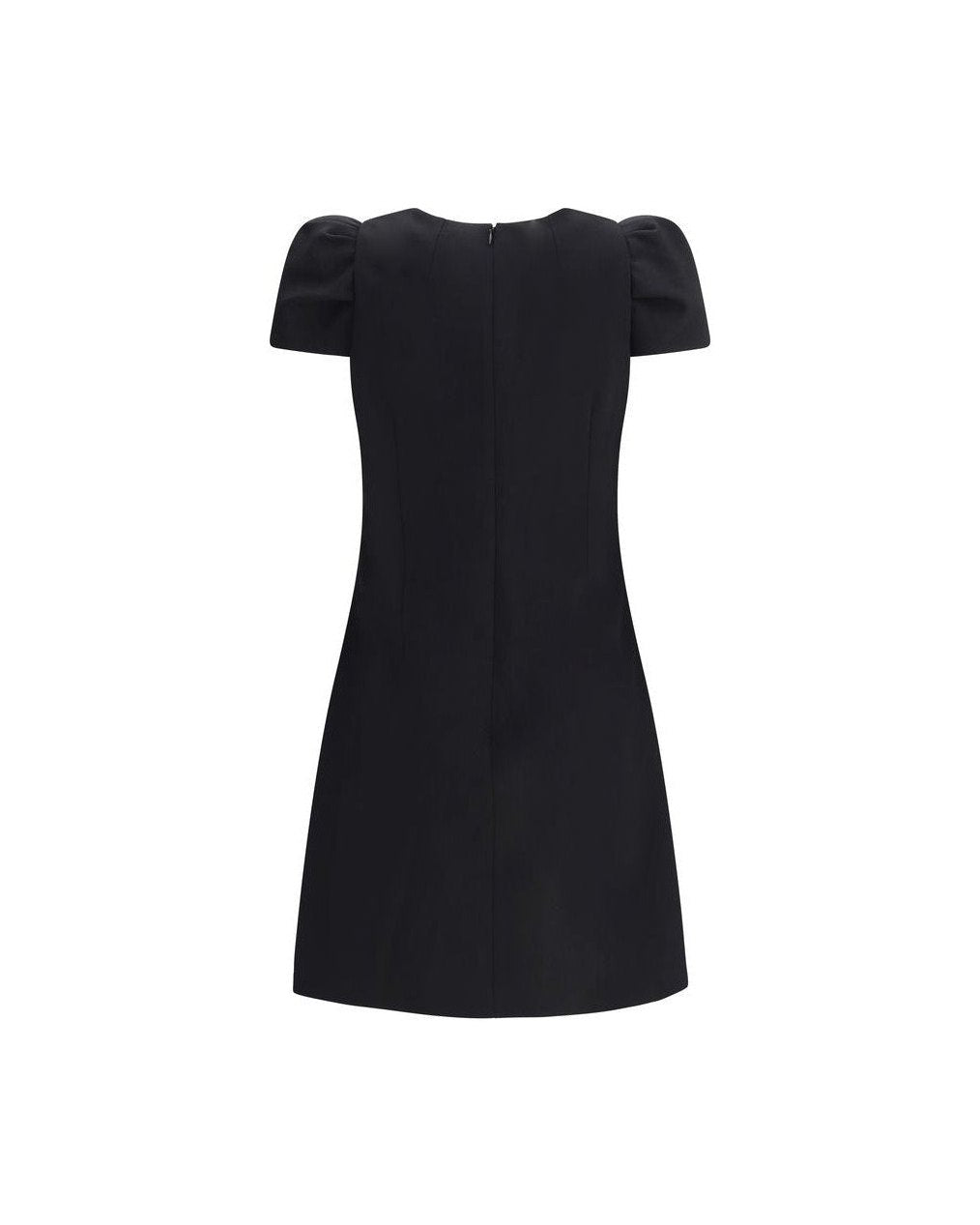 Alexander Mcqueen Black Wool Casual Dress Glam Steals