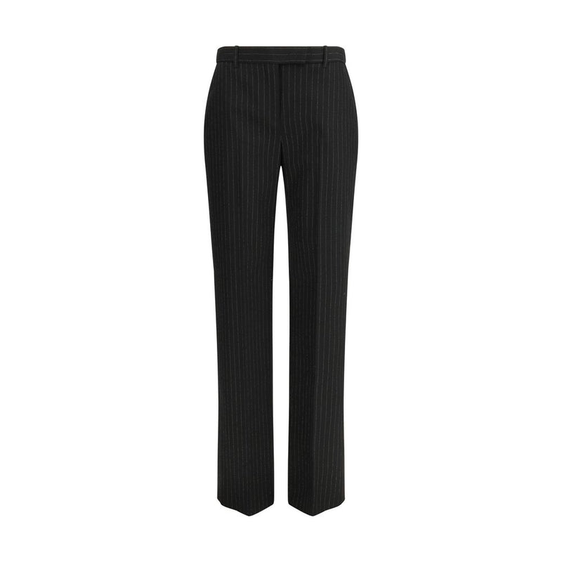 Alexander Mcqueen Black Wool Dress Pant Glam Steals