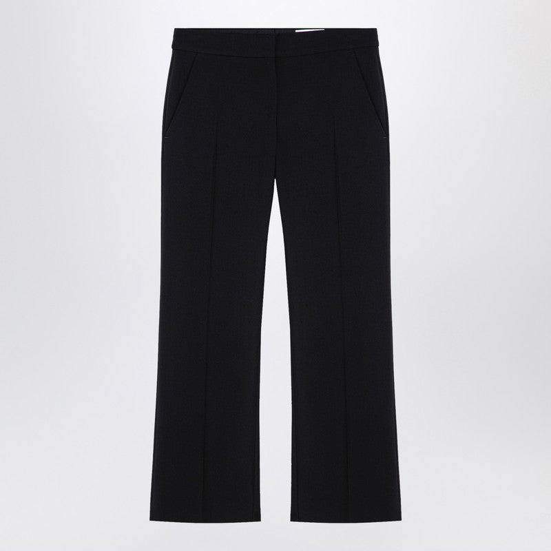 Alexander Mcqueen Black Wool Tailored Trouser Glam Steals