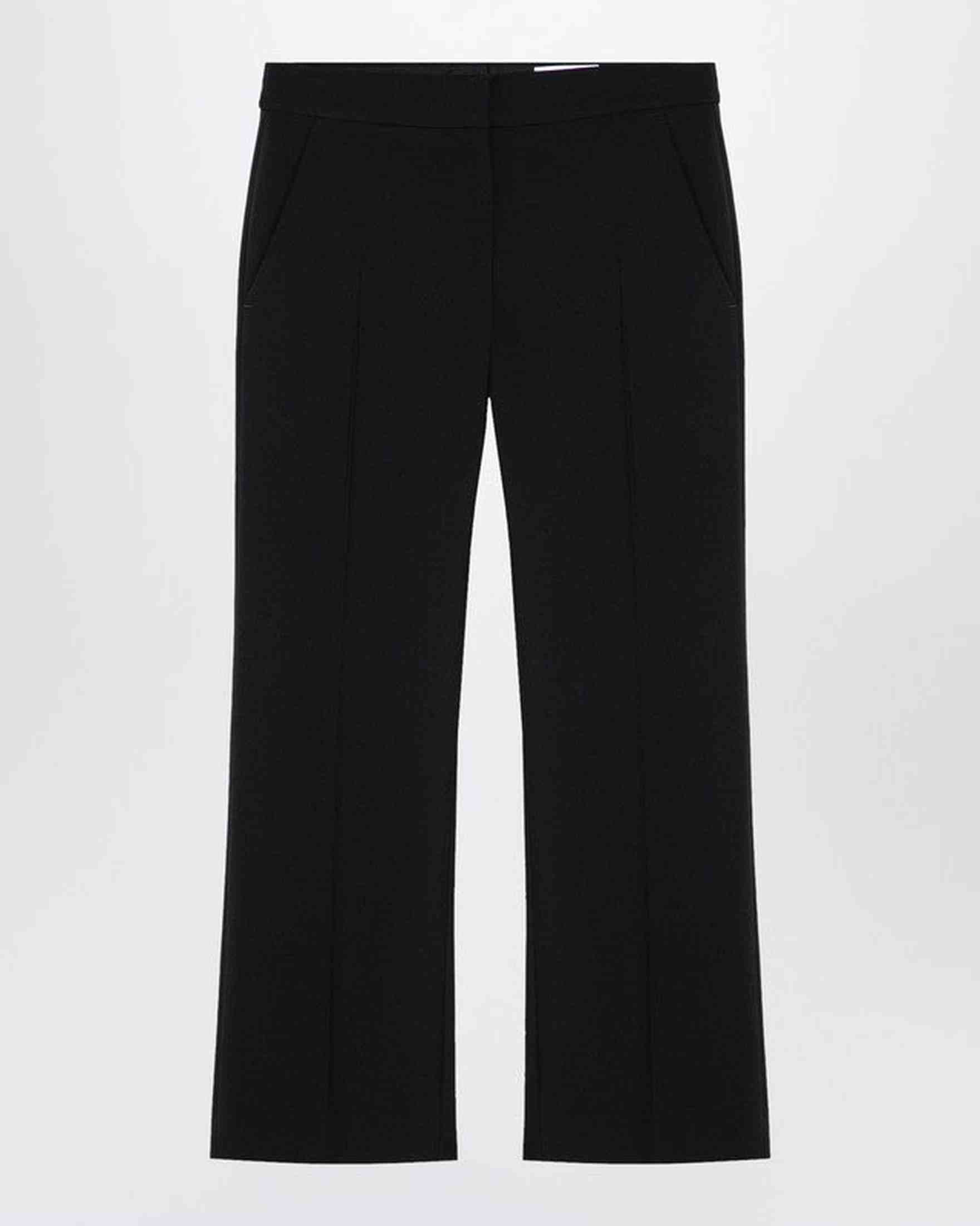 Alexander Mcqueen Black Wool Tailored Trouser Glam Steals