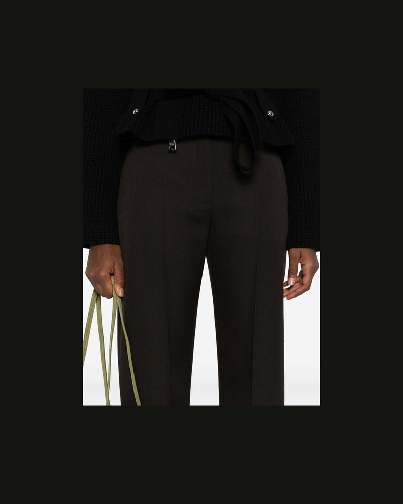 Alexander Mcqueen Brown Trouser Glam Steals