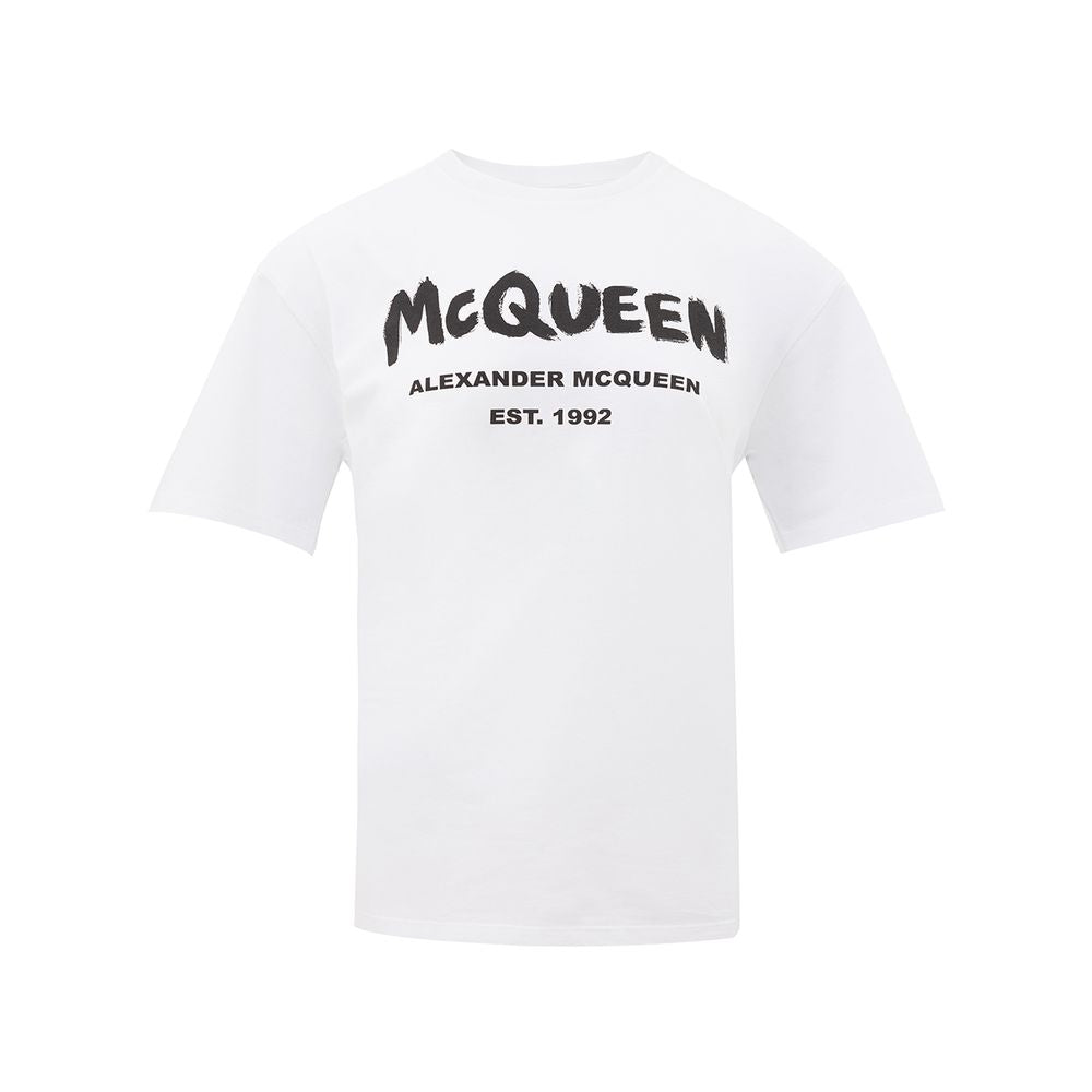 Alexander Mcqueen Cotton Top & White T-Shirt Glam Steals
