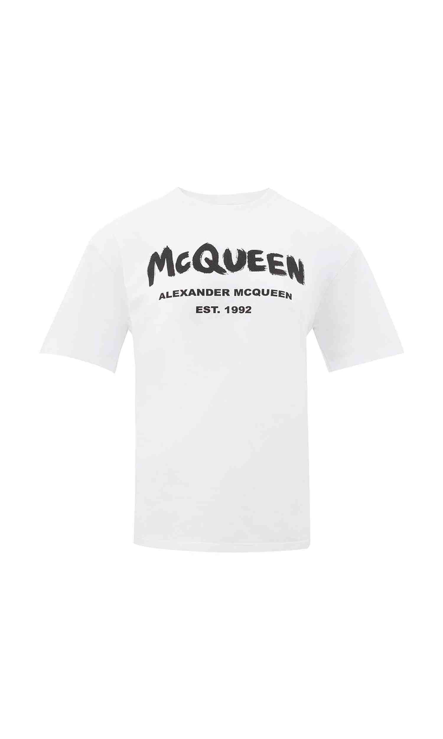 Alexander Mcqueen Cotton Top & White T-Shirt Glam Steals