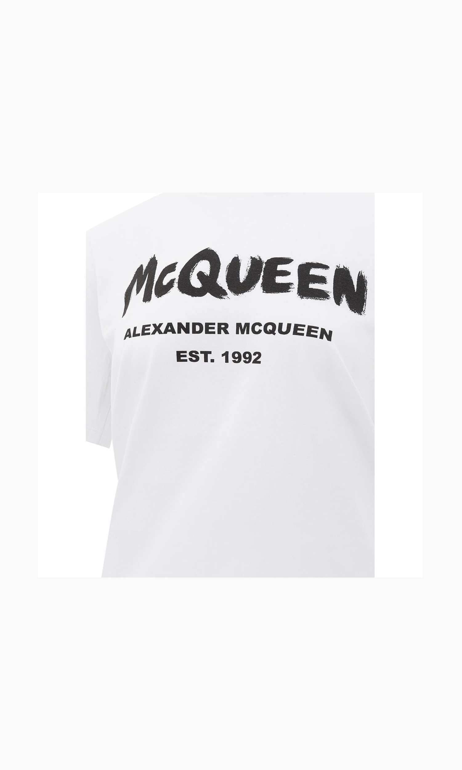 Alexander Mcqueen Cotton Top & White T-Shirt Glam Steals
