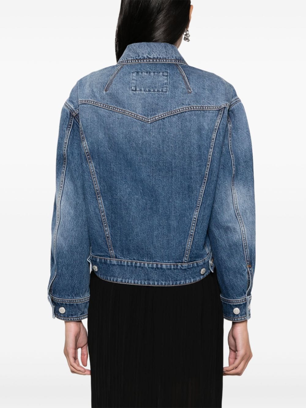 Alexander Mcqueen Denim Coat Glam Steals