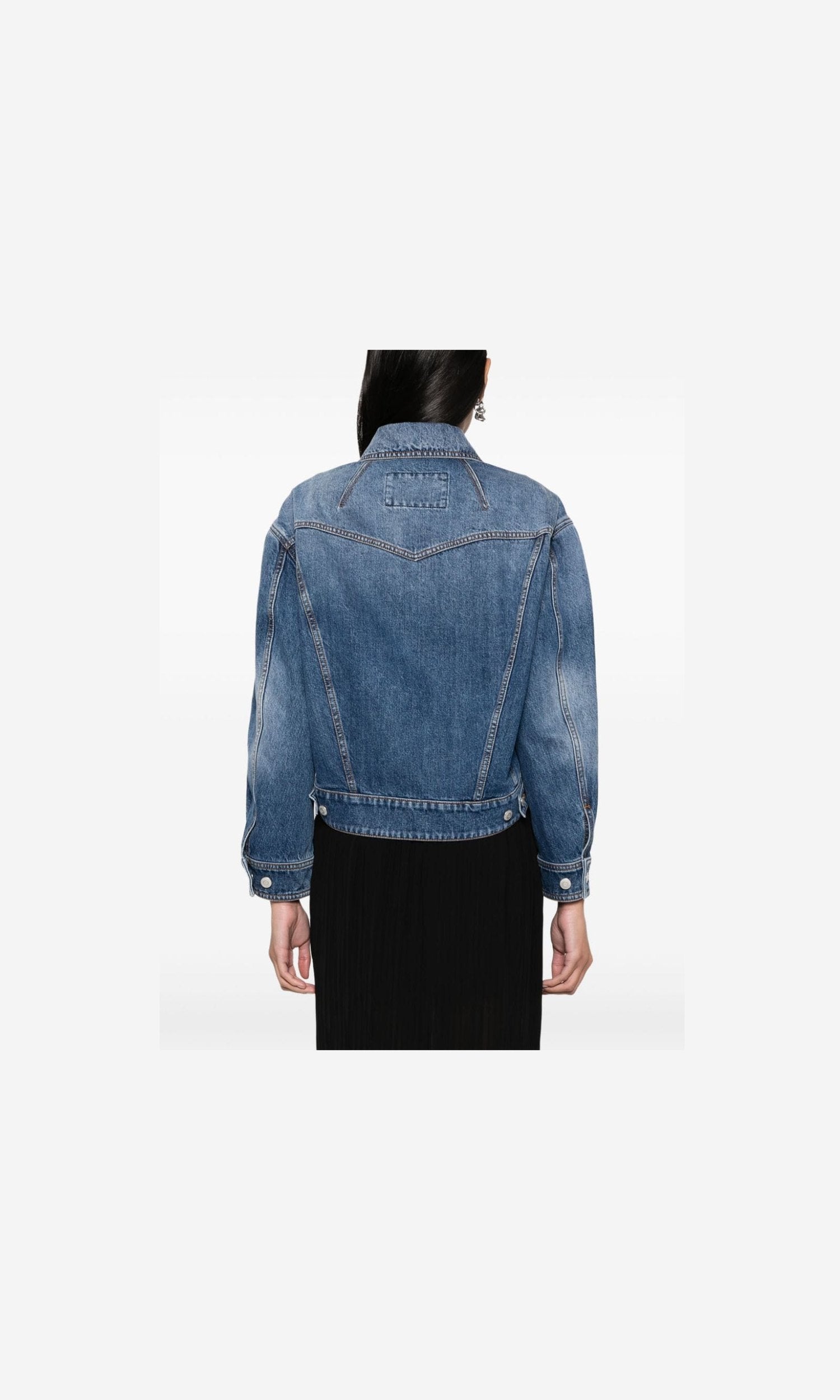 Alexander Mcqueen Denim Coat Glam Steals