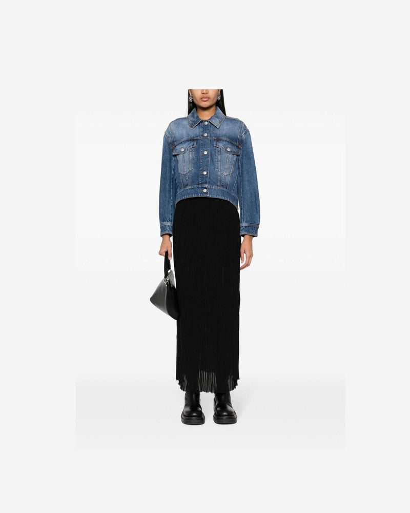 Alexander Mcqueen Denim Coat Glam Steals