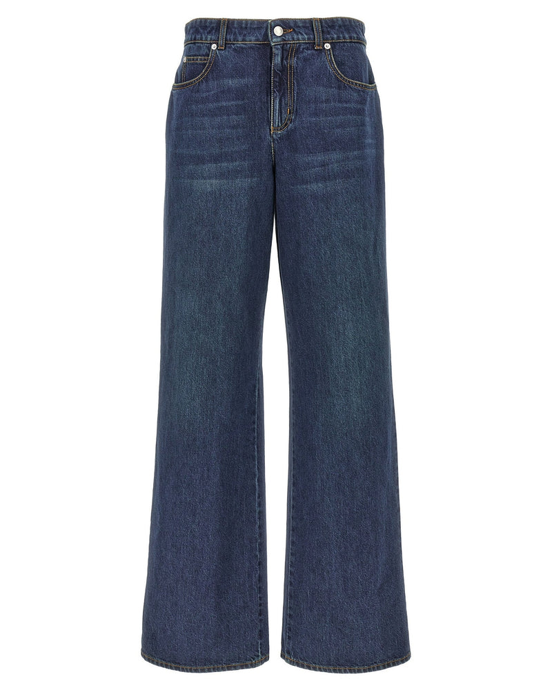 Alexander Mcqueen Denim Jeans Glam Steals