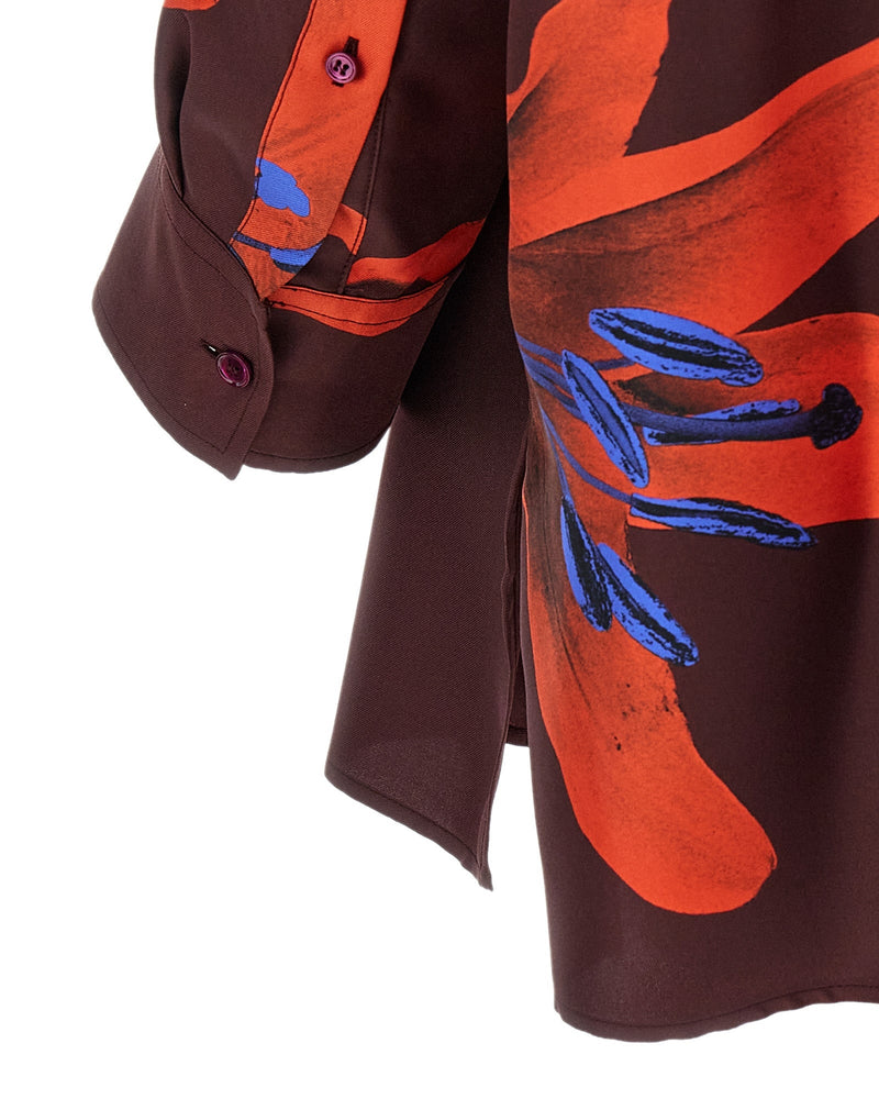 Alexander Mcqueen Flame Lily Shirt Glam Steals