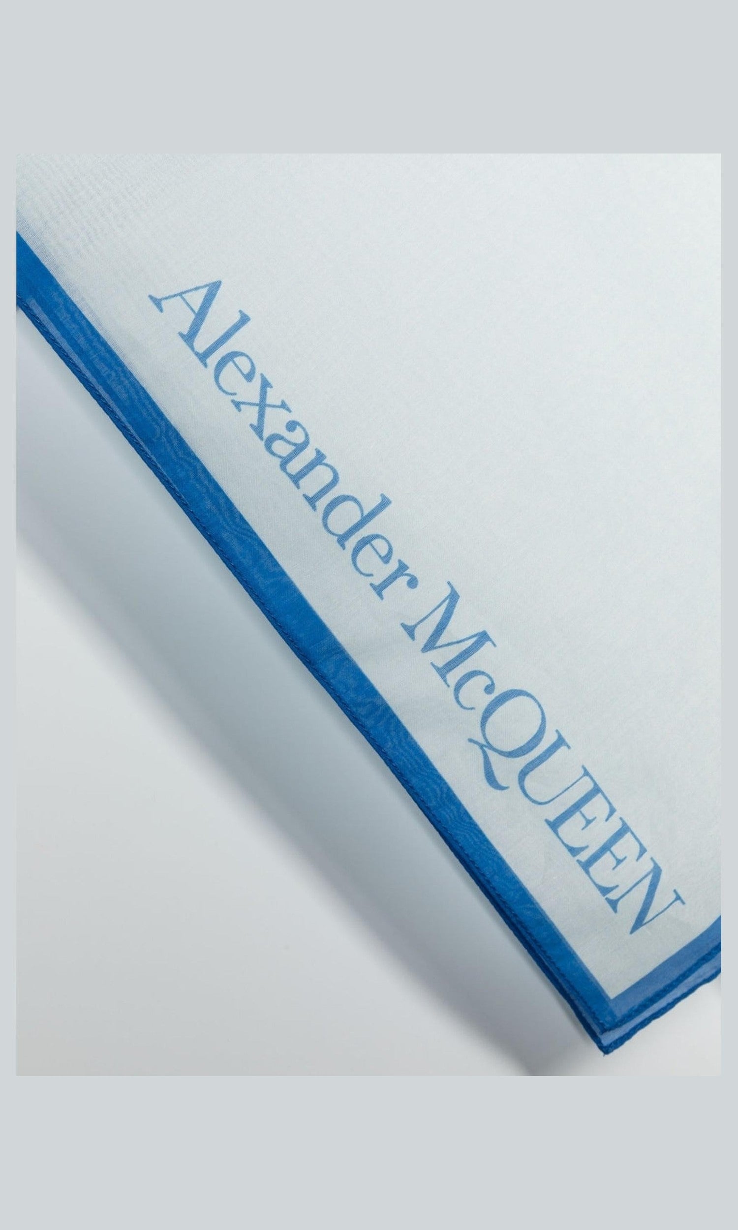 Alexander Mcqueen Gradient Effect Logo Scarf Glam Steals