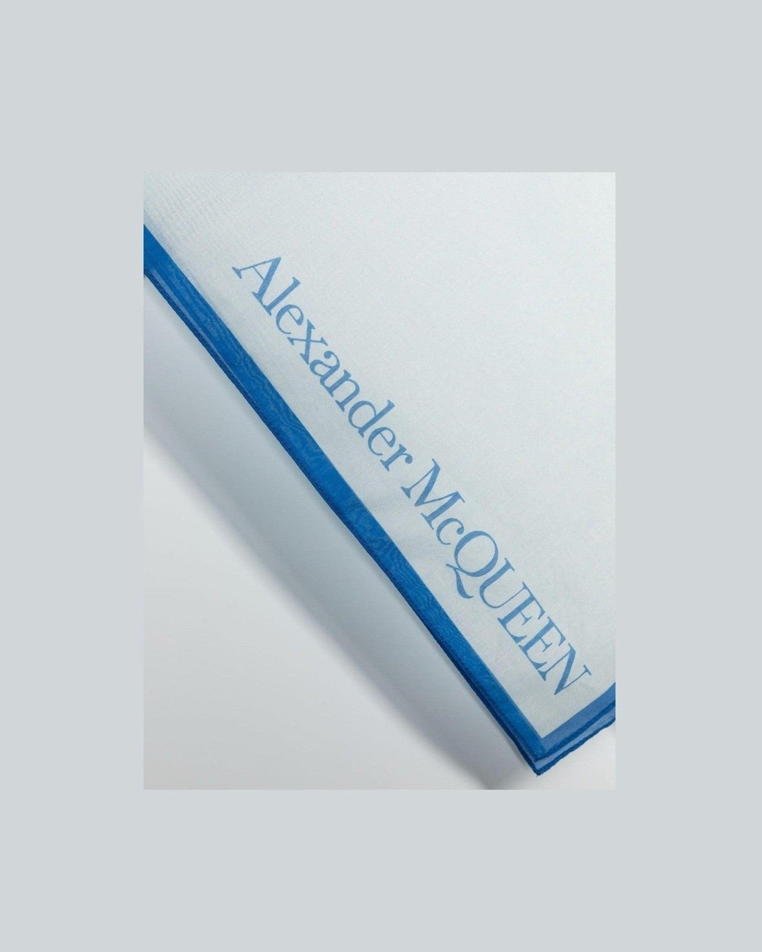 Alexander Mcqueen Gradient Effect Logo Scarf Glam Steals