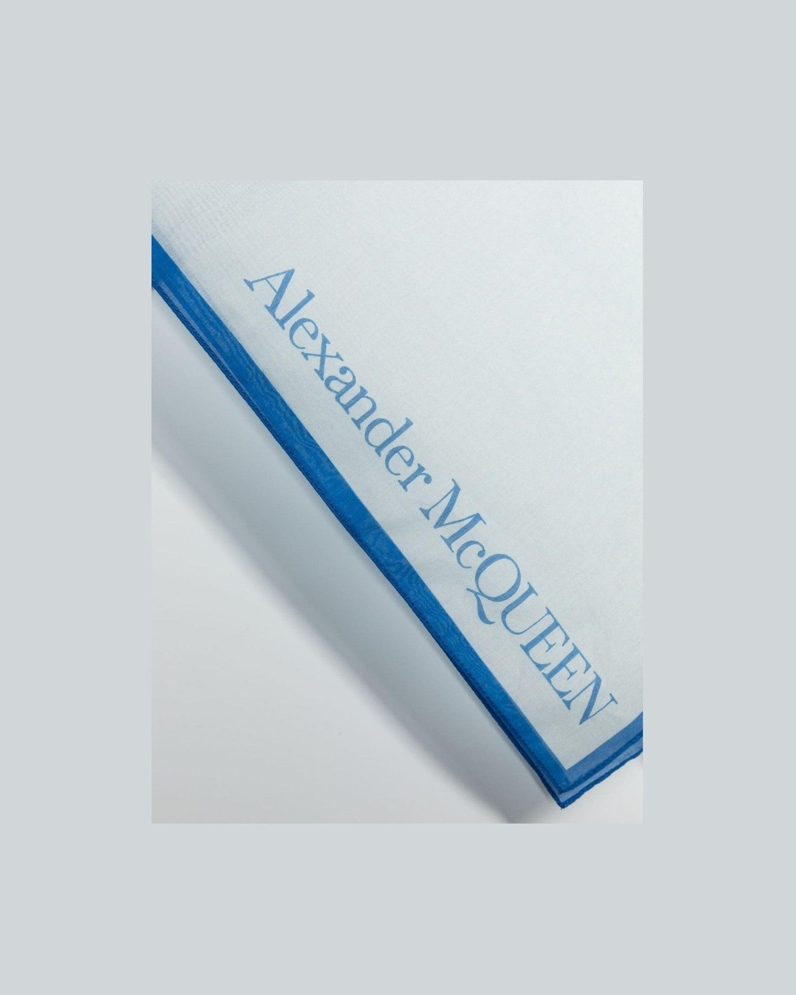 Alexander Mcqueen Gradient Effect Logo Scarf Glam Steals