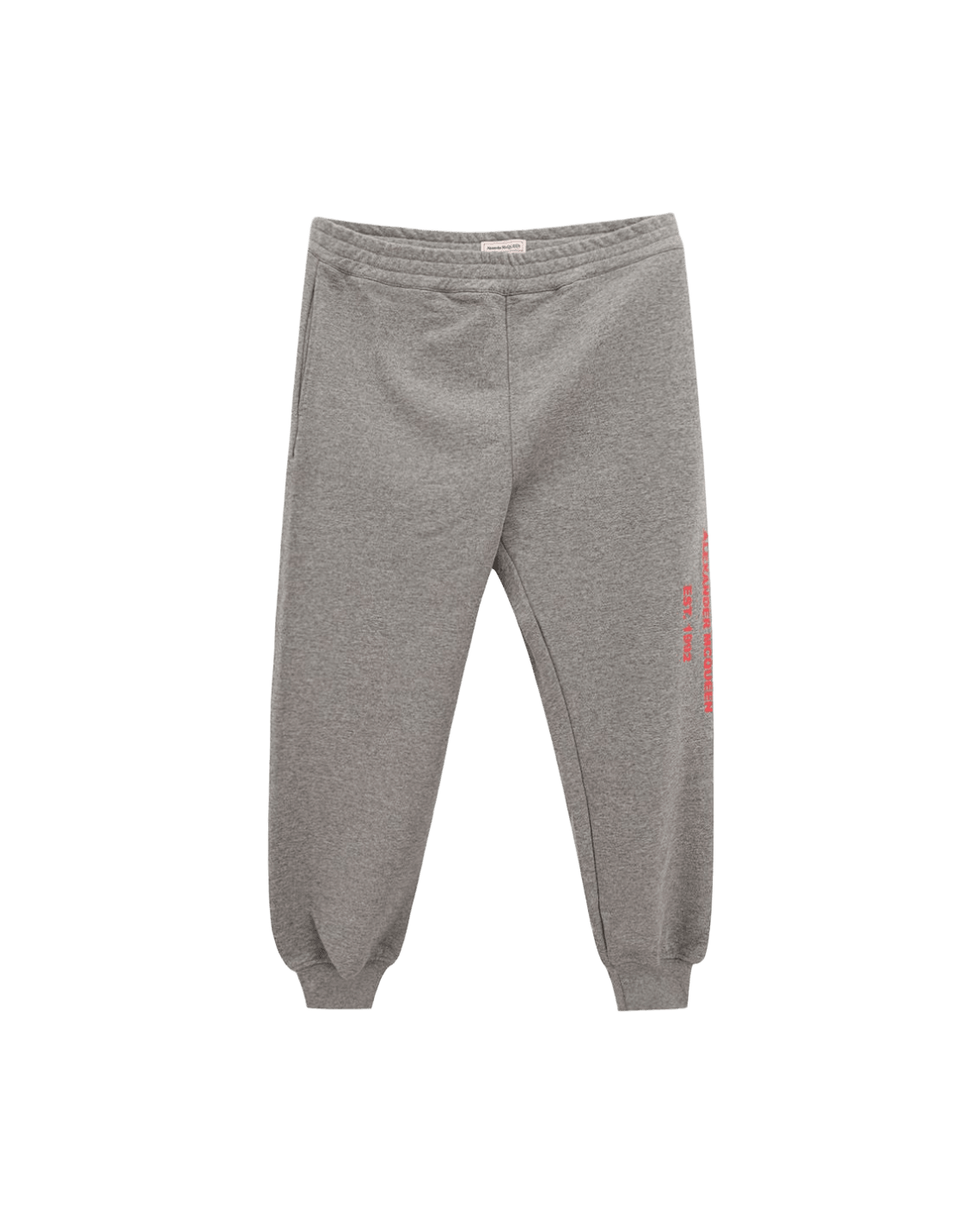 Alexander Mcqueen Gray Cotton Chic Blend Trouser Joggers