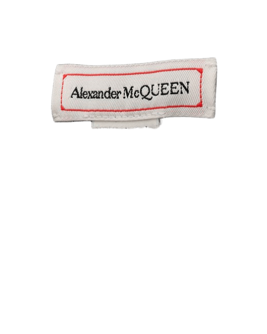 Alexander Mcqueen Gray Cotton Chic Blend Trouser Glam Steals