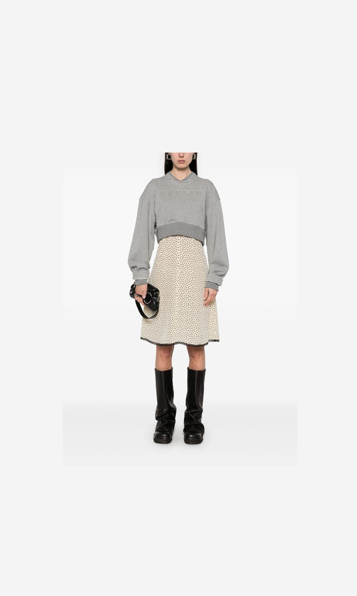 Alexander Mcqueen Grey Sweater Glam Steals