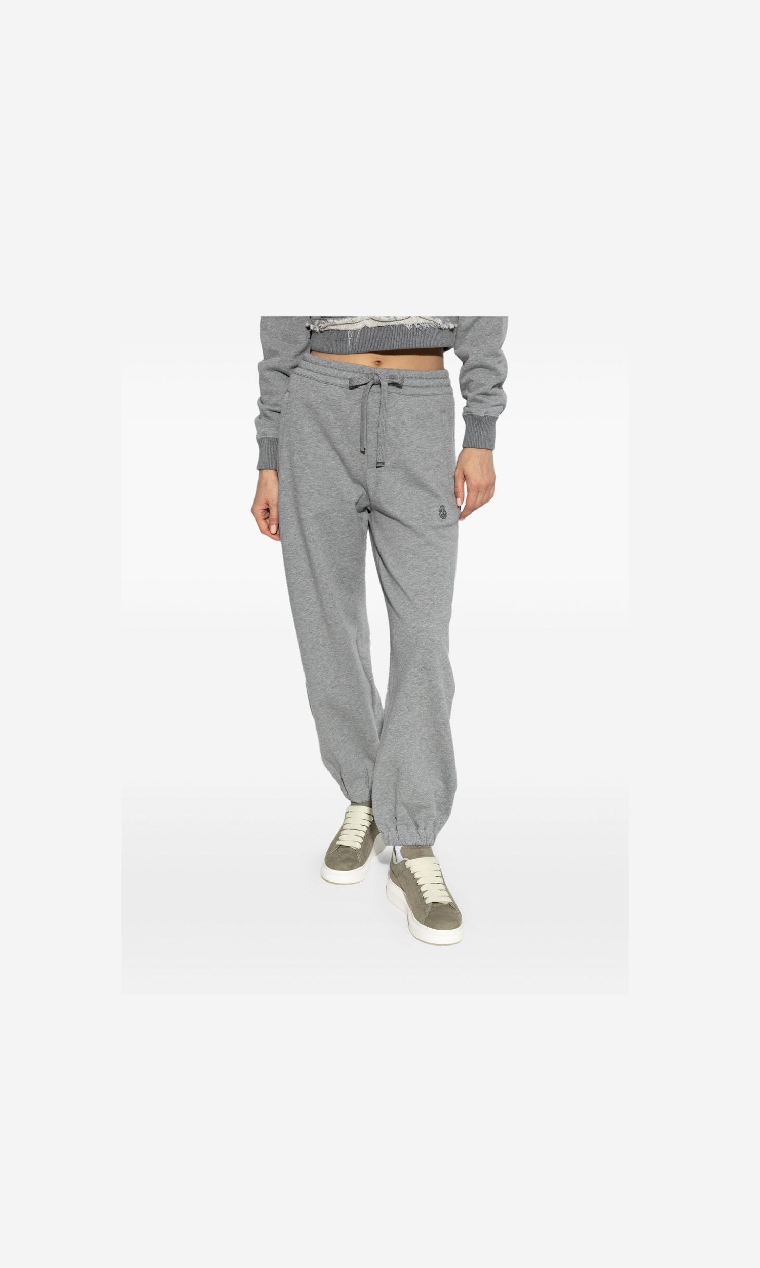 Alexander Mcqueen Grey Trouser Glam Steals