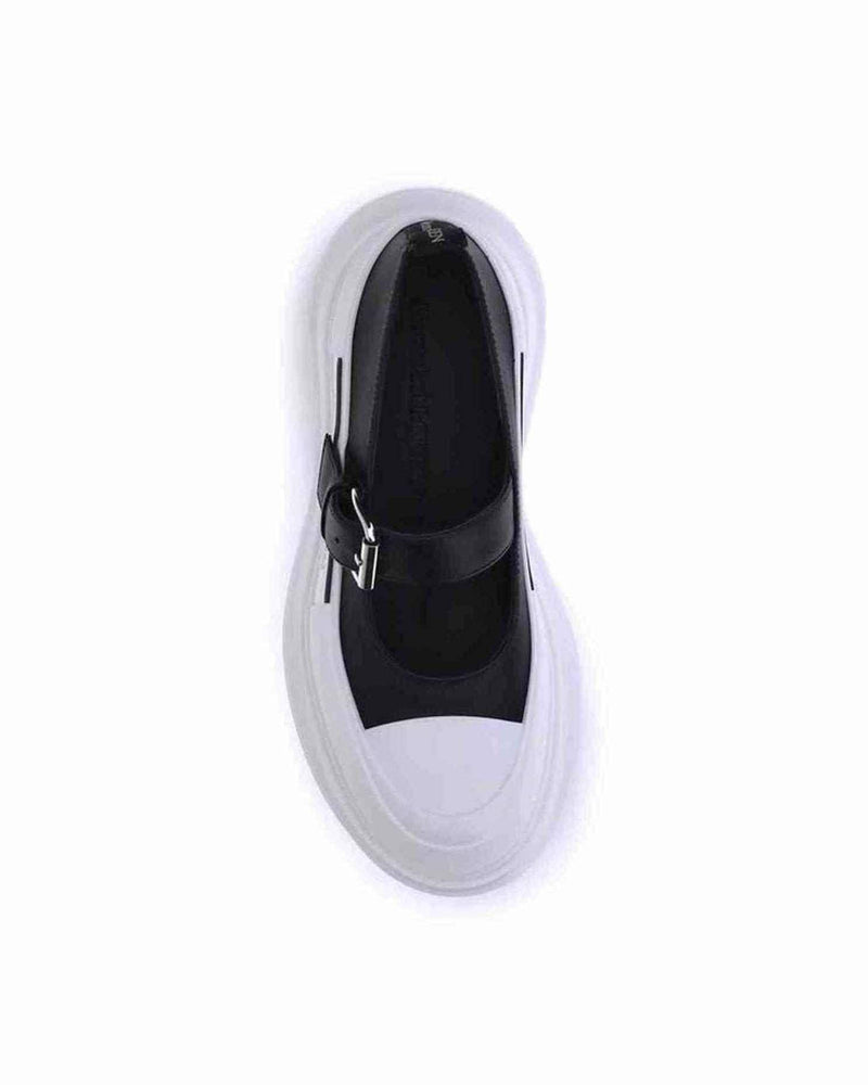 Alexander Mcqueen Leather And Rubber Sneakers Glam Steals