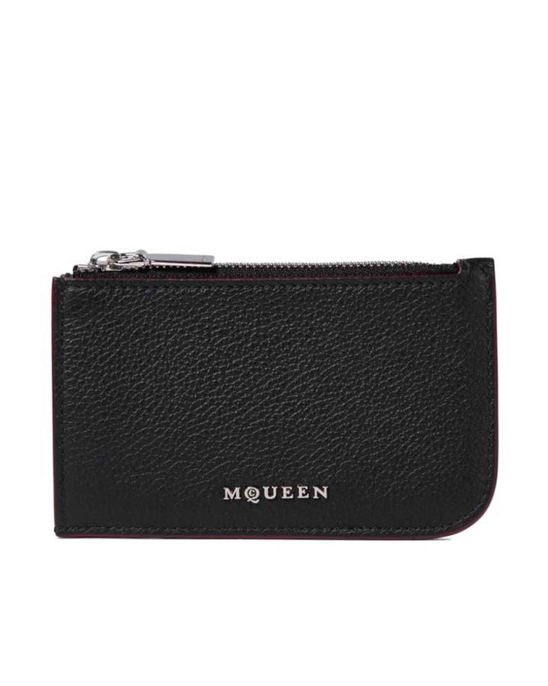 Alexander Mcqueen Leather Card Case Glam Steals