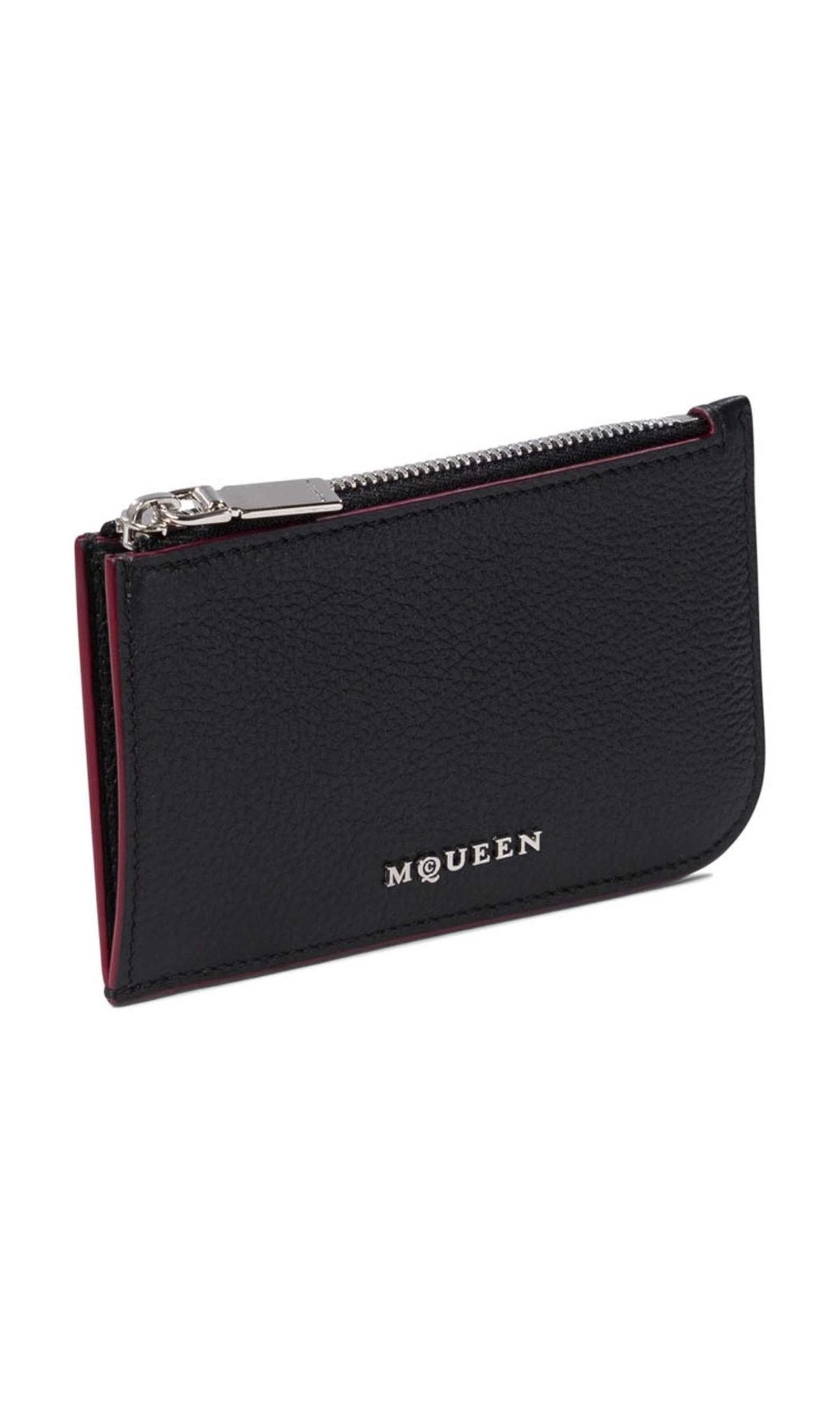 Alexander Mcqueen Leather Card Case Glam Steals