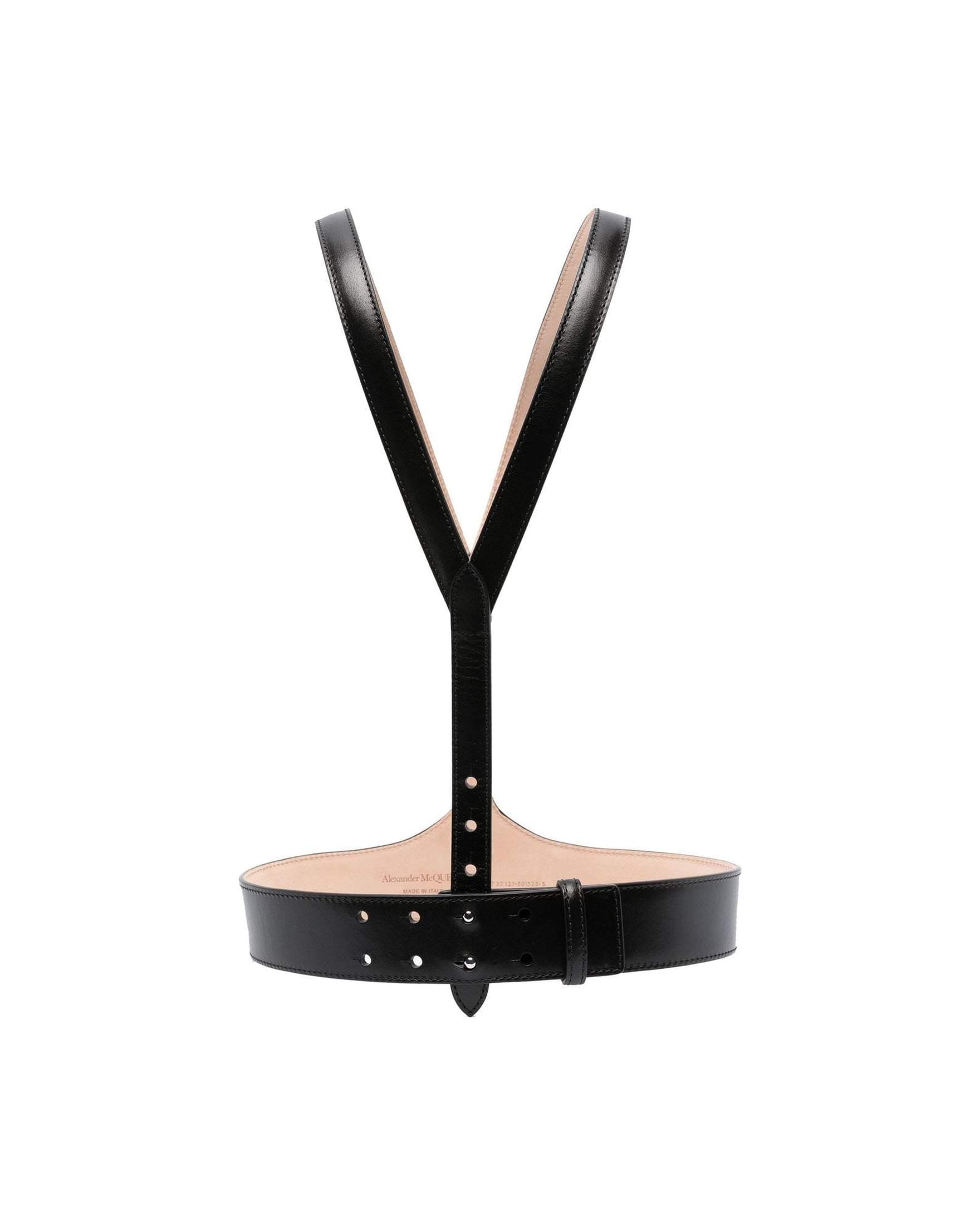 Alexander Mcqueen Leather Harness Glam Steals