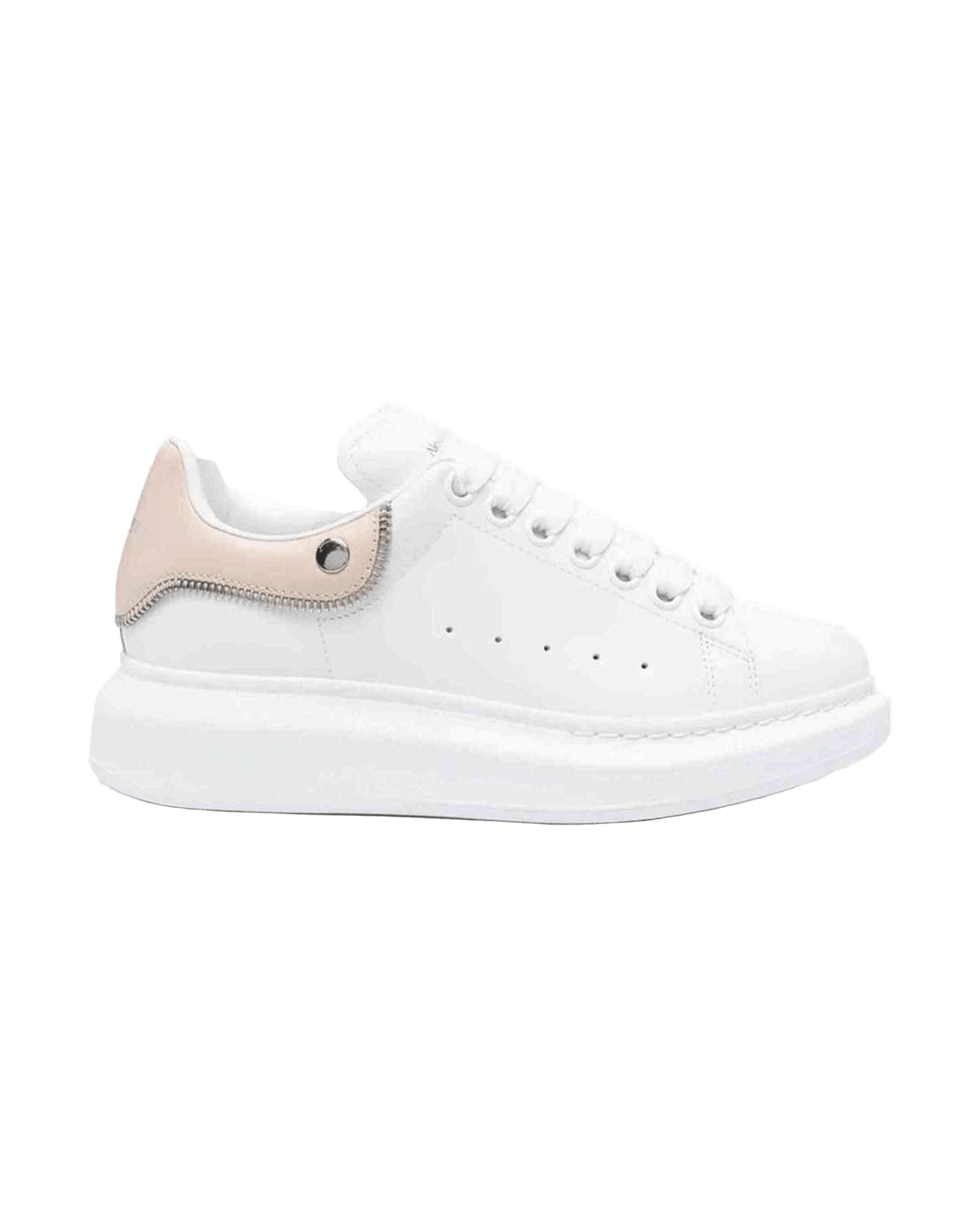 Alexander Mcqueen Leather Oversized Sneakers Glam Steals