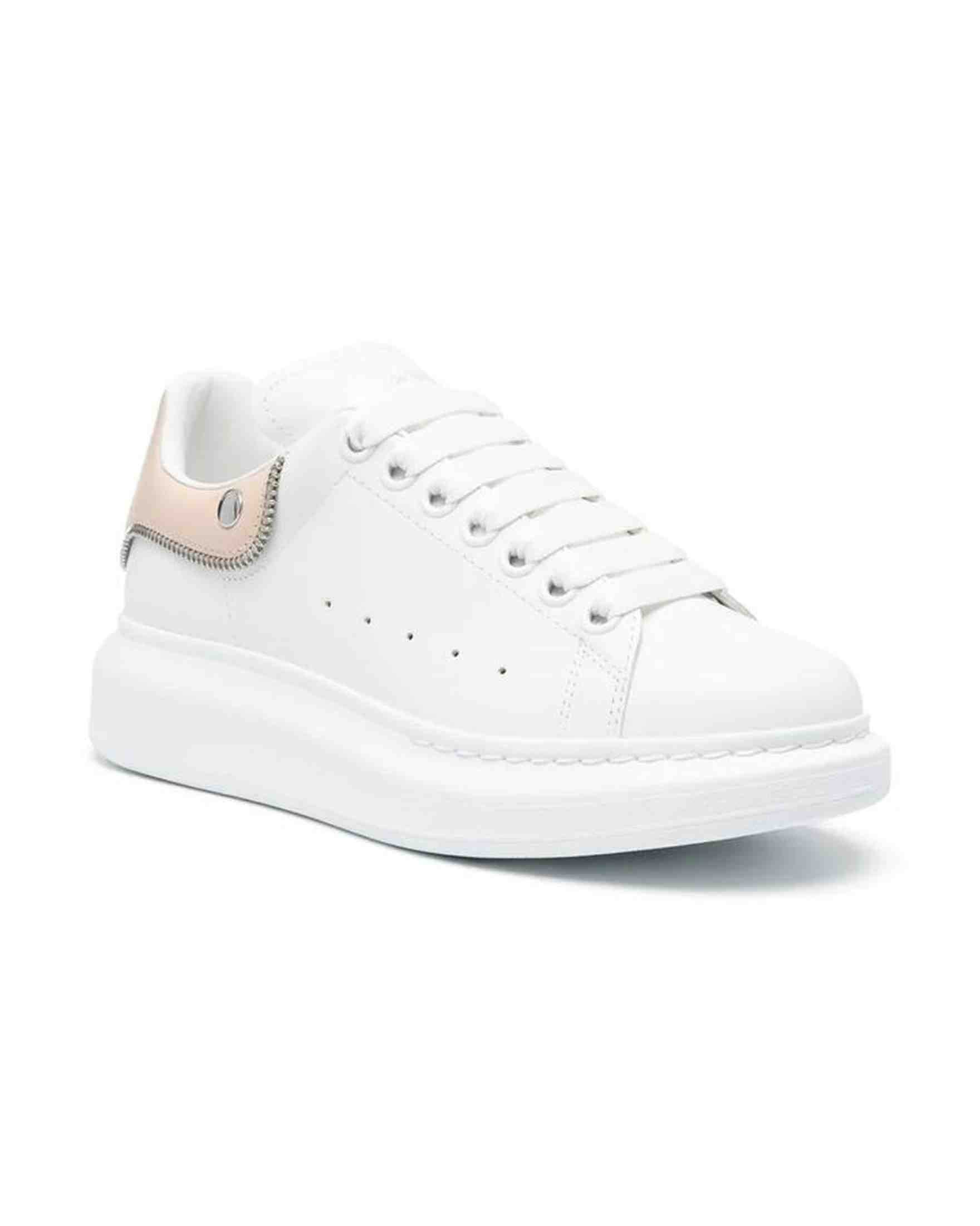 Alexander Mcqueen Leather Oversized Sneakers Glam Steals