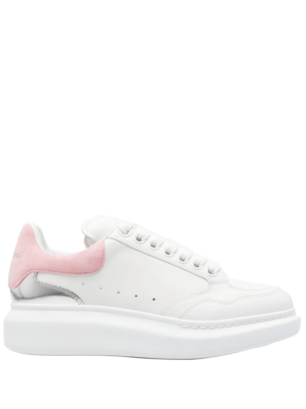 Alexander Mcqueen Leather Oversized Sneakers Glam Steals