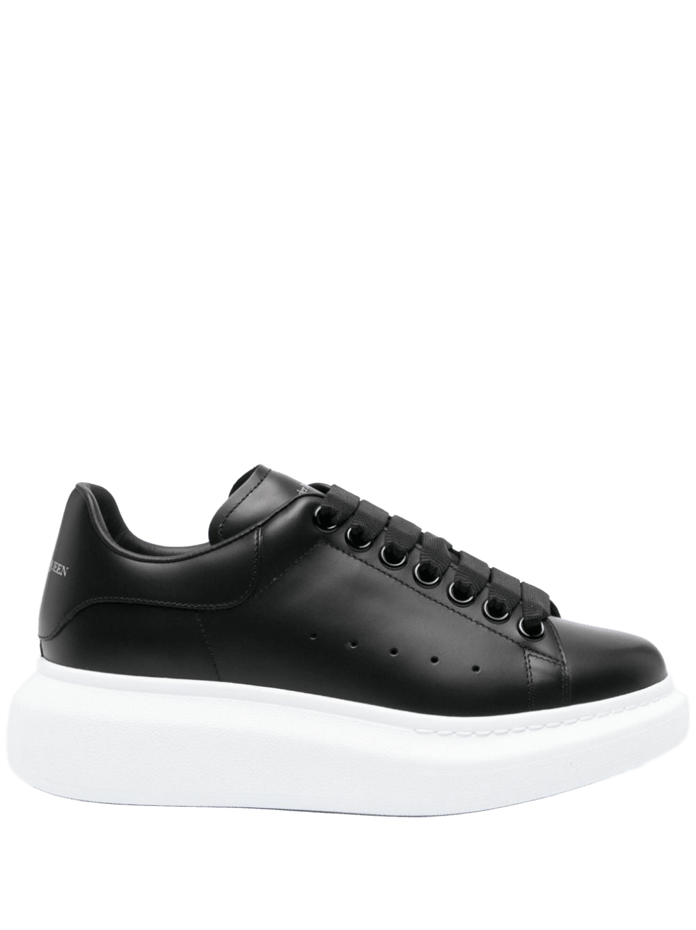 Alexander Mcqueen Leather Oversized Sneakers Glam Steals