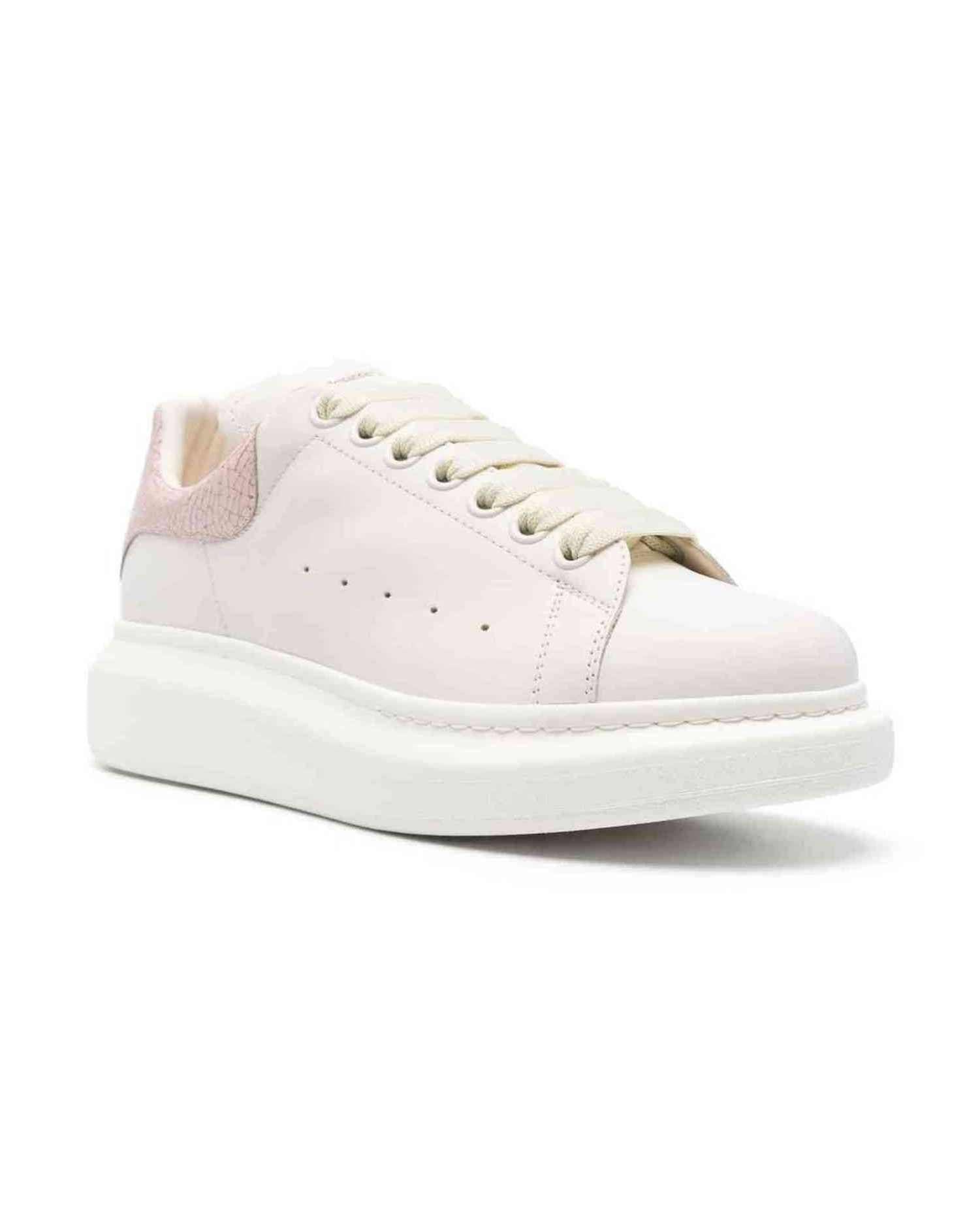 Alexander Mcqueen Leather Oversized Sneakers Glam Steals