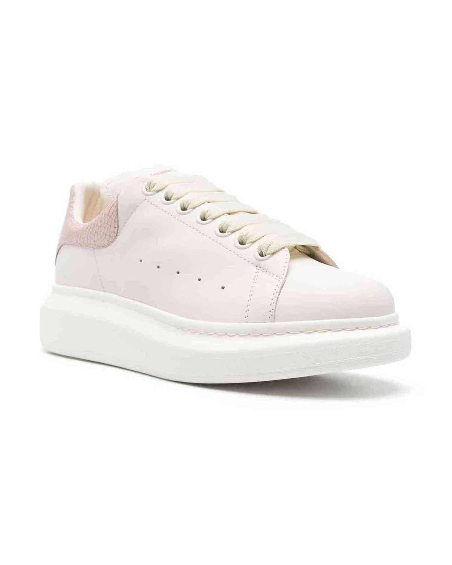 Alexander Mcqueen Leather Oversized Sneakers Glam Steals
