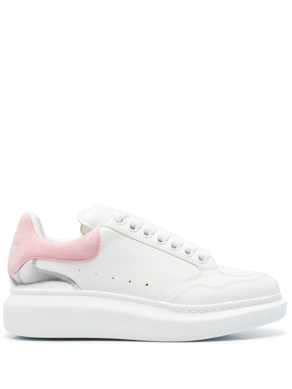 Alexander Mcqueen Leather Oversized Sneakers Glam Steals