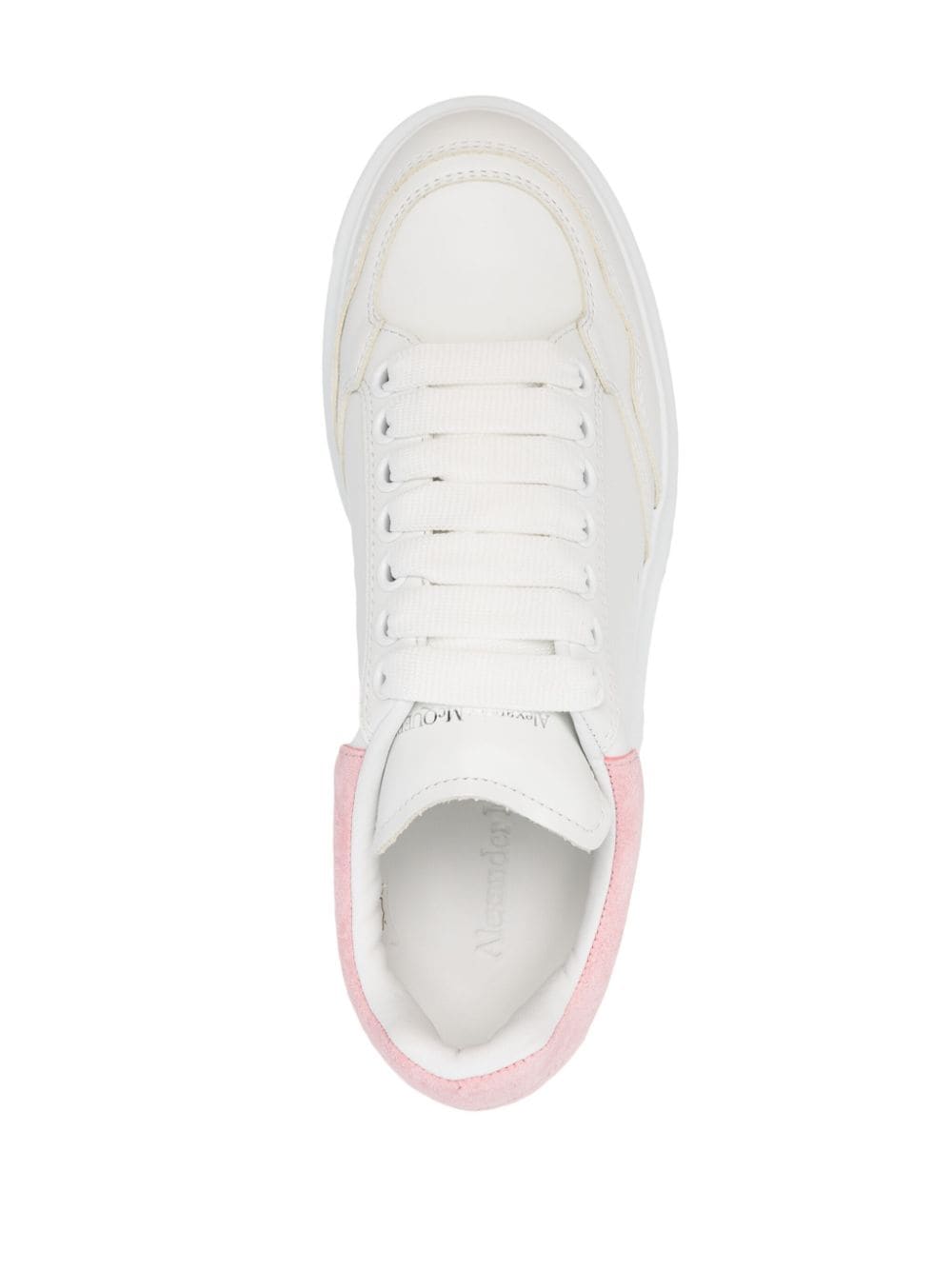 Alexander Mcqueen Leather Oversized Sneakers Glam Steals