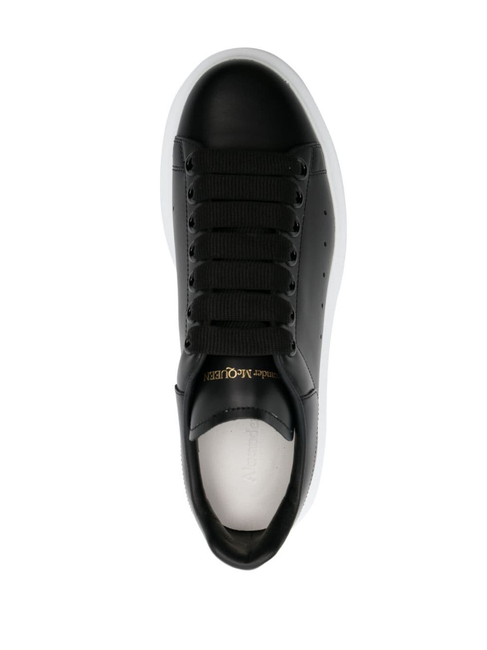 Alexander Mcqueen Leather Oversized Sneakers Glam Steals
