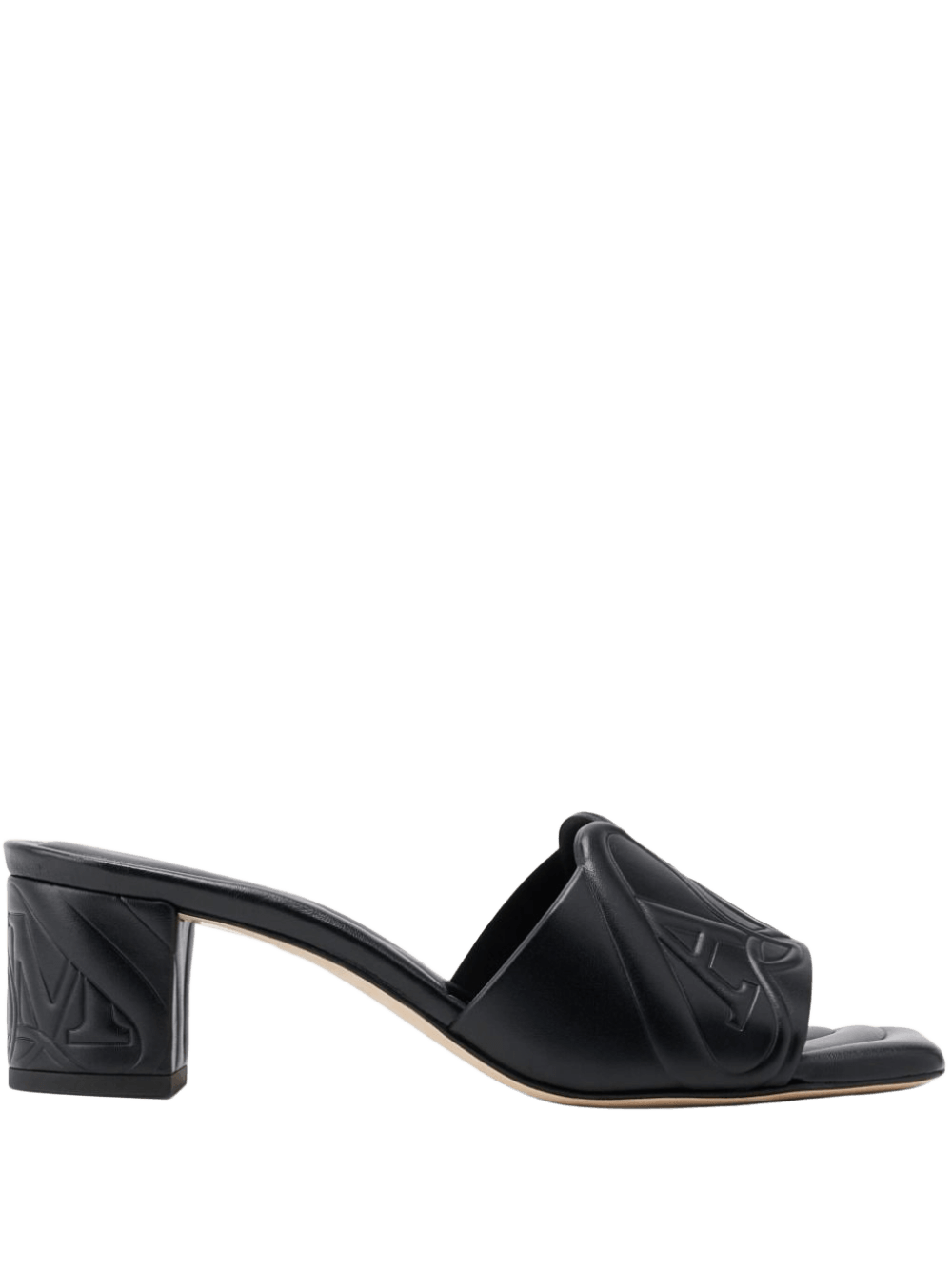 Alexander Mcqueen Leather Seal Mules Glam Steals