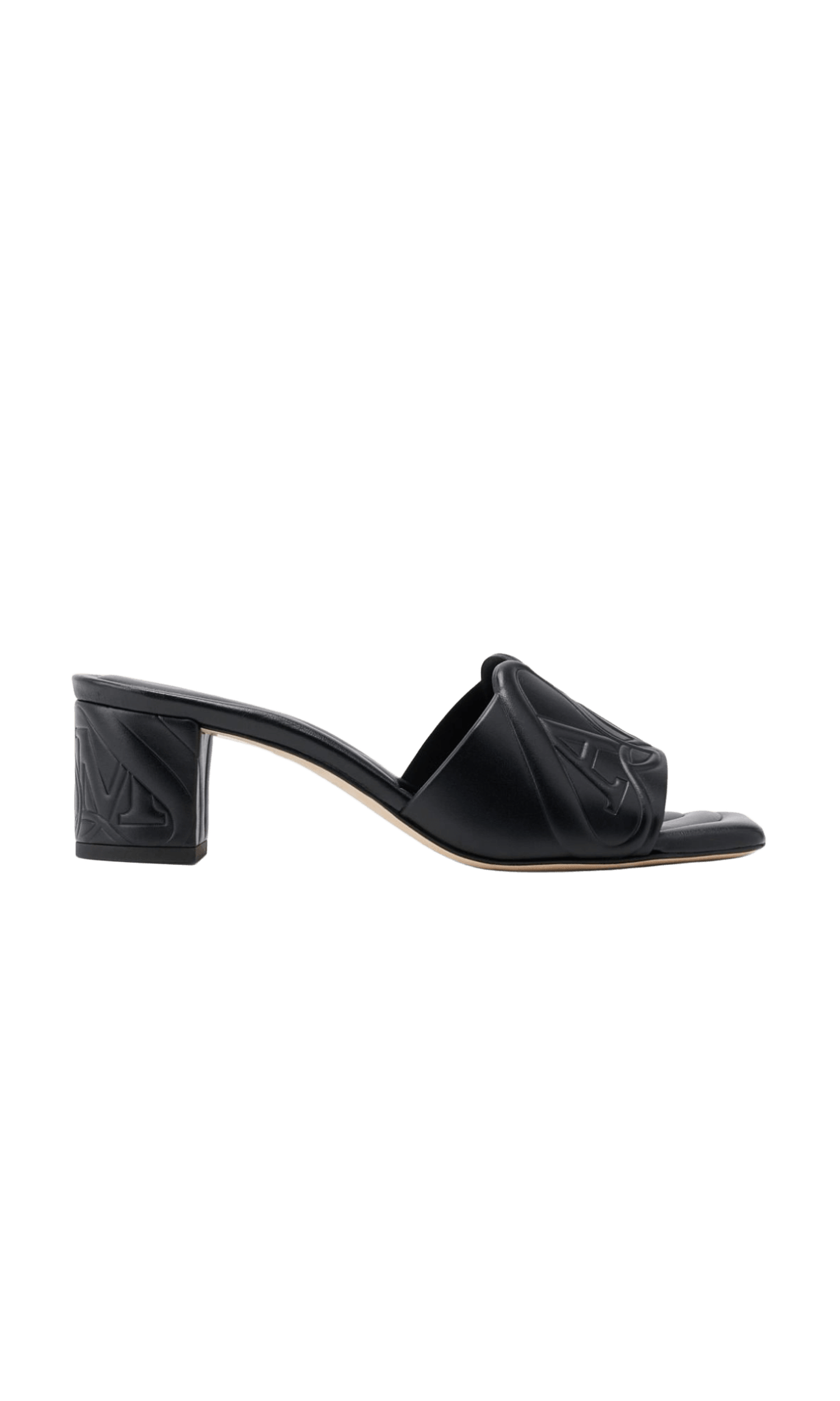 Alexander Mcqueen Leather Seal Mules Glam Steals